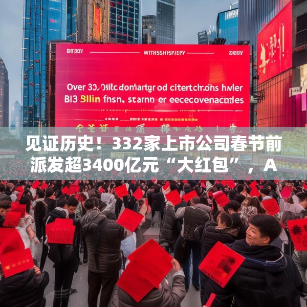 见证历史！332家上市公司春节前派发超3400亿元“大红包”，A股一年多次分红渐成常态