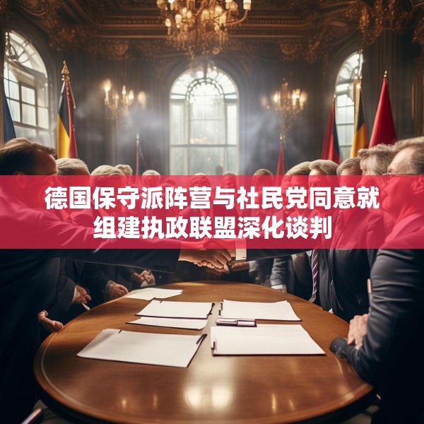 德国保守派阵营与社民党同意就组建执政联盟深化谈判