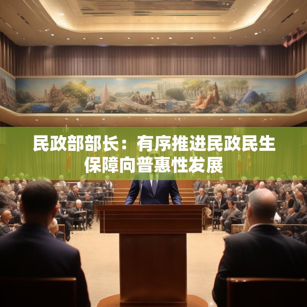 民政部部长：有序推进民政民生保障向普惠性发展