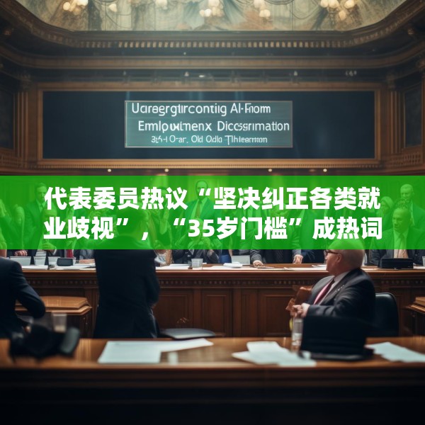 代表委员热议“坚决纠正各类就业歧视”，“35岁门槛”成热词