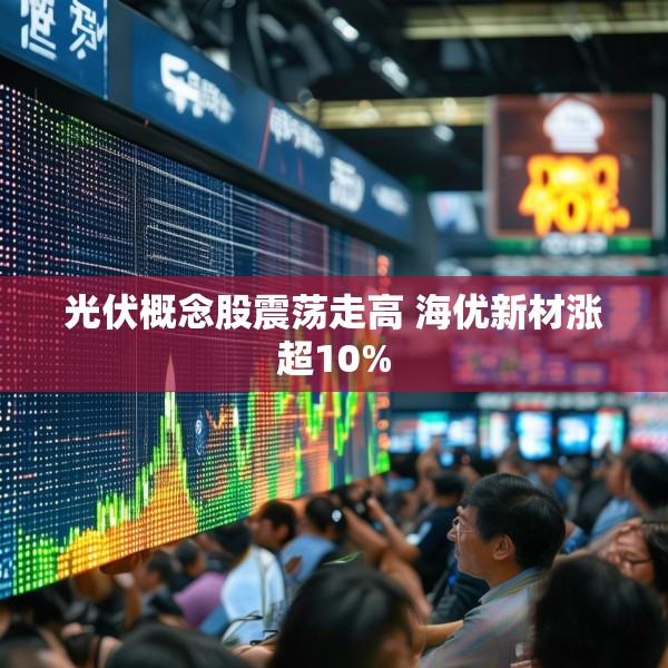 光伏概念股震荡走高 海优新材涨超10%