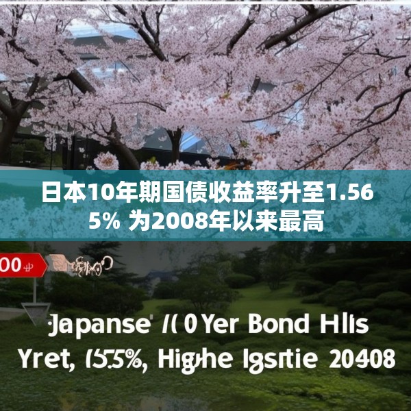 日本10年期国债收益率升至1.565% 为2008年以来最高