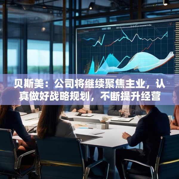 贝斯美：公司将继续聚焦主业，认真做好战略规划，不断提升经营管理水平