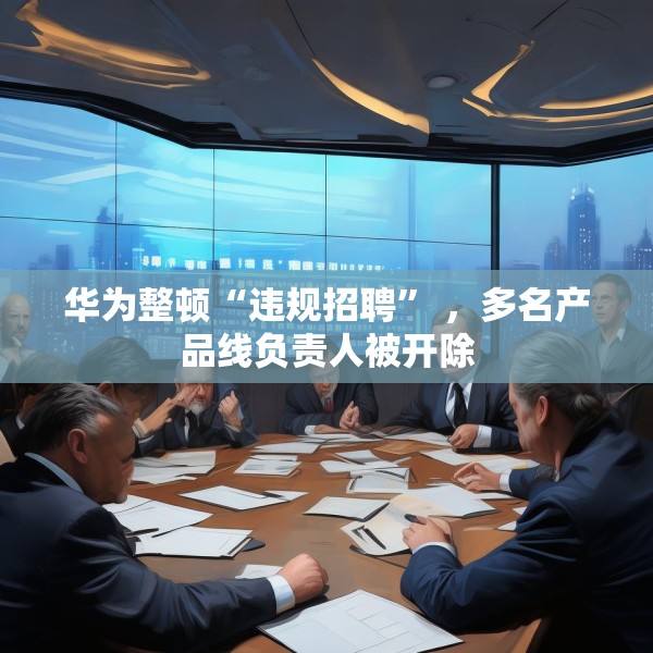 华为整顿“违规招聘” ，多名产品线负责人被开除