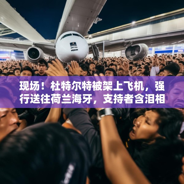 现场！杜特尔特被架上飞机，强行送往荷兰海牙，支持者含泪相送