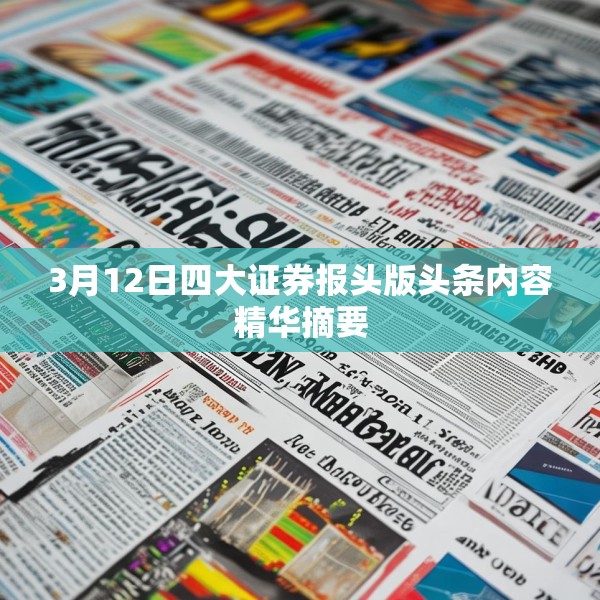 3月12日四大证券报头版头条内容精华摘要