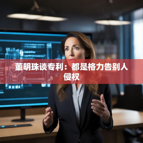 董明珠谈专利：都是格力告别人侵权