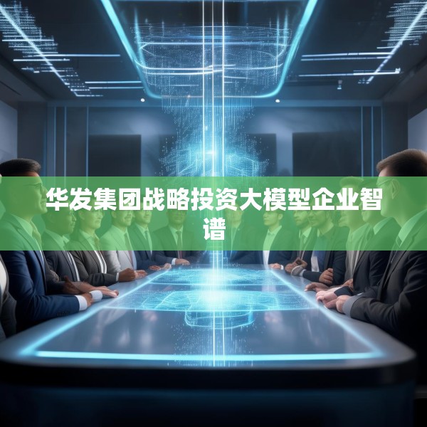 华发集团战略投资大模型企业智谱