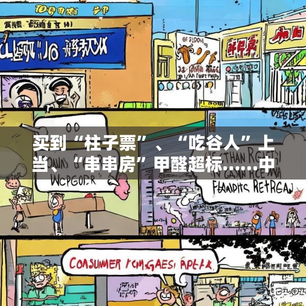 买到“柱子票”、“吃谷人”上当、“串串房”甲醛超标……中消协发布十大消费维权热点