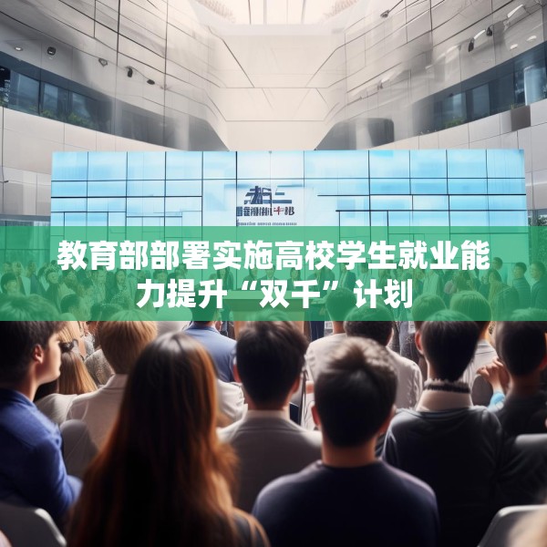 教育部部署实施高校学生就业能力提升“双千”计划