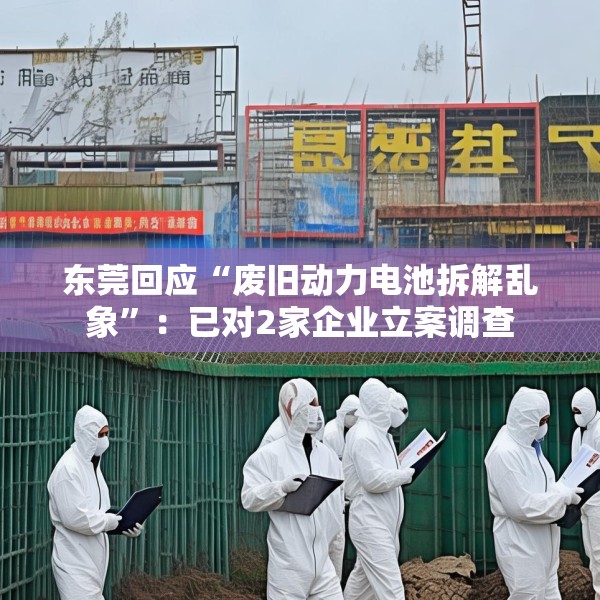 东莞回应“废旧动力电池拆解乱象”：已对2家企业立案调查