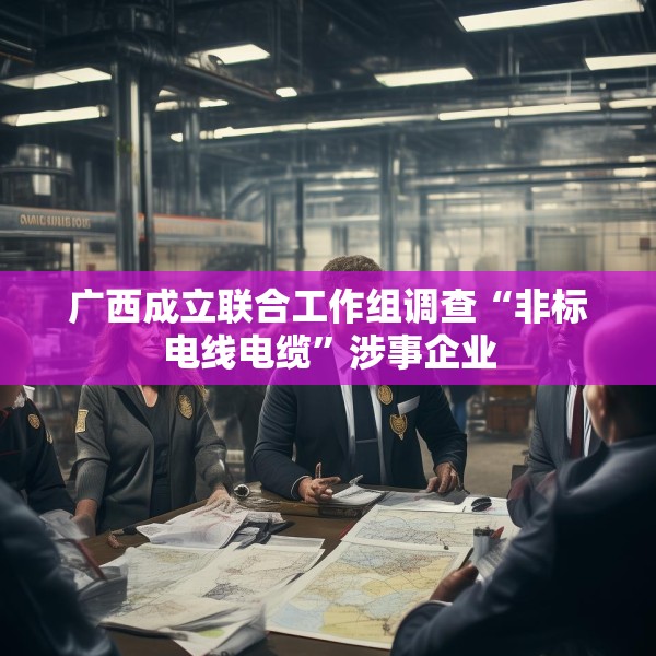 广西成立联合工作组调查“非标电线电缆”涉事企业