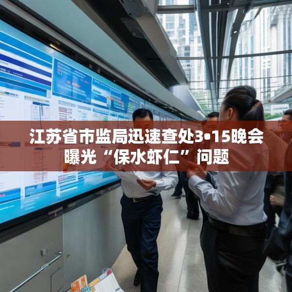 江苏省市监局迅速查处3•15晚会曝光“保水虾仁”问题