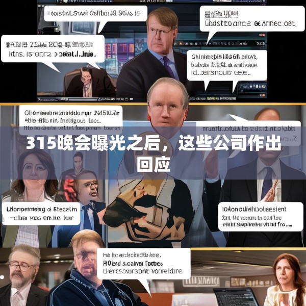 315晚会曝光之后，这些公司作出回应