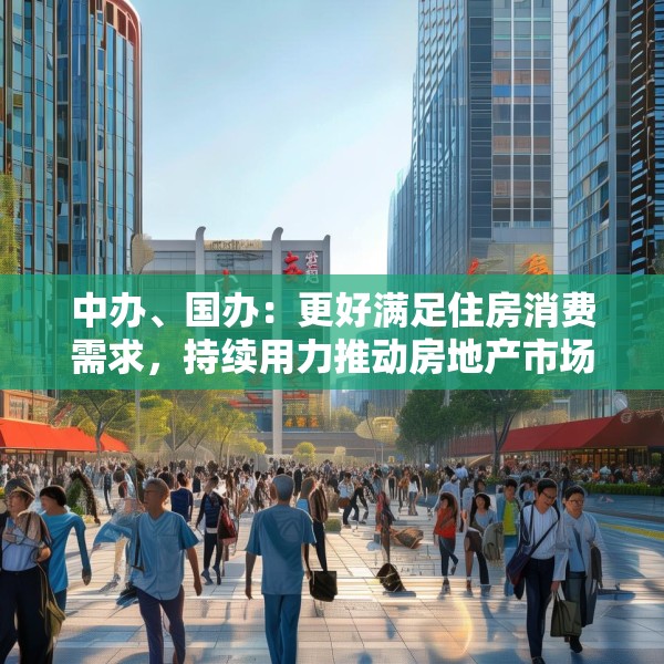 中办、国办：更好满足住房消费需求，持续用力推动房地产市场止跌回稳