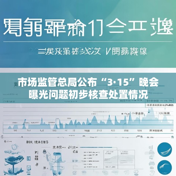 市场监管总局公布“3·15”晚会曝光问题初步核查处置情况