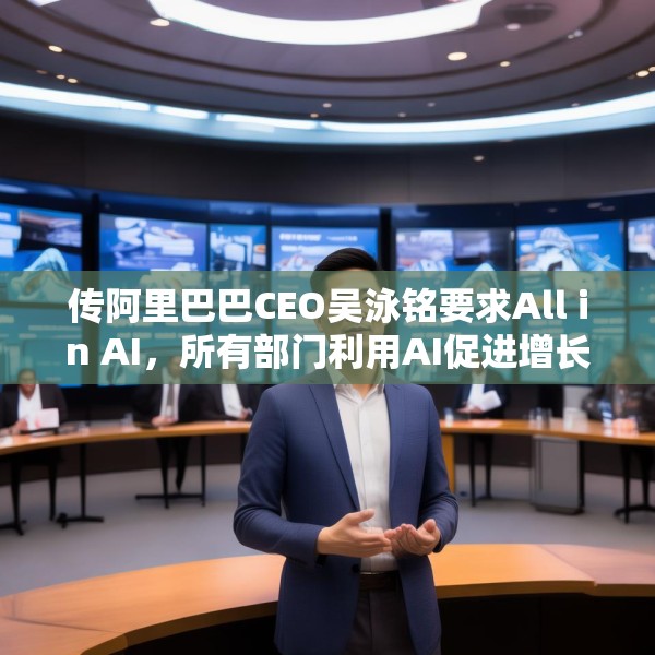 传阿里巴巴CEO吴泳铭要求All in AI，所有部门利用AI促进增长