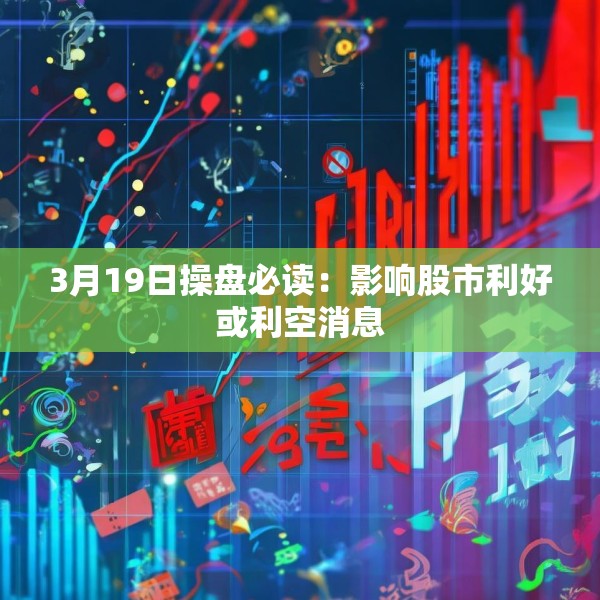 3月19日操盘必读：影响股市利好或利空消息