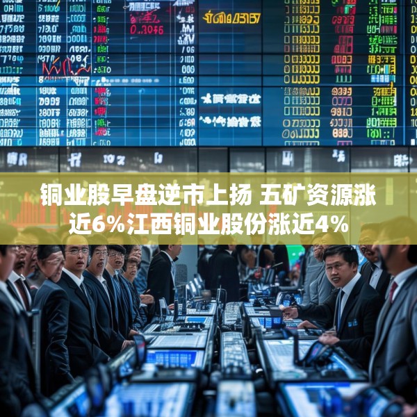 铜业股早盘逆市上扬 五矿资源涨近6%江西铜业股份涨近4%
