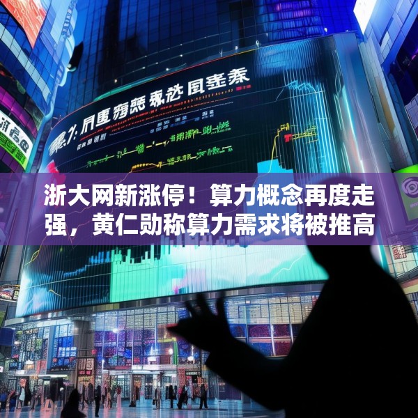 浙大网新涨停！算力概念再度走强，黄仁勋称算力需求将被推高