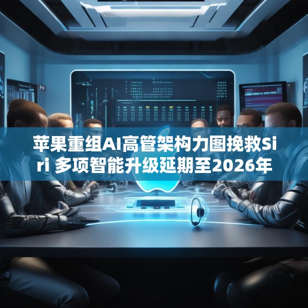 苹果重组AI高管架构力图挽救Siri 多项智能升级延期至2026年