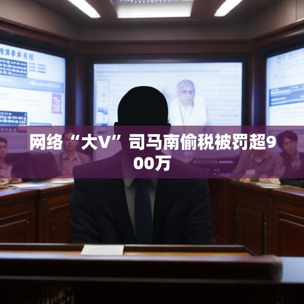 网络“大V”司马南偷税被罚超900万
