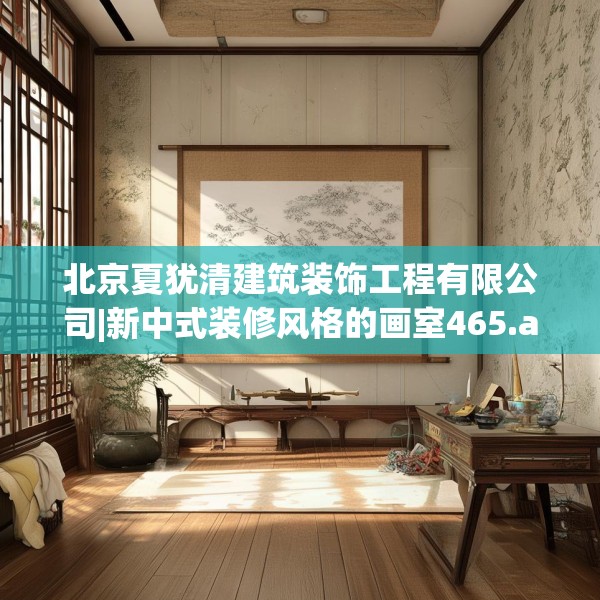北京夏犹清建筑装饰工程有限公司|新中式装修风格的画室465.a341b342c345fgy.352fhsg