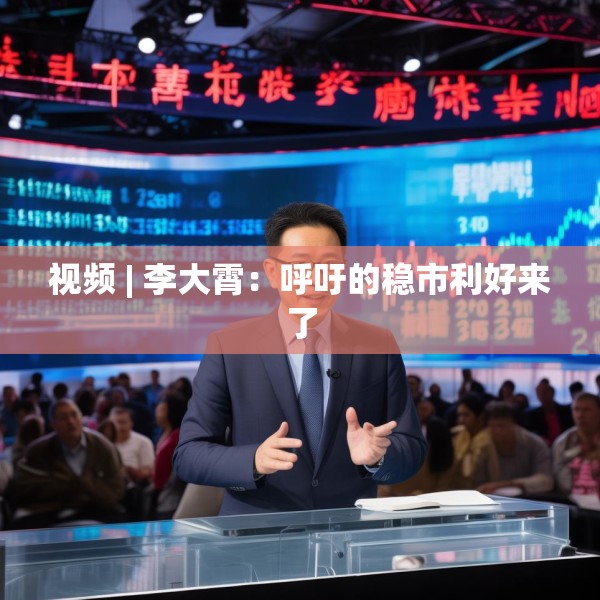 视频 | 李大霄：呼吁的稳市利好来了