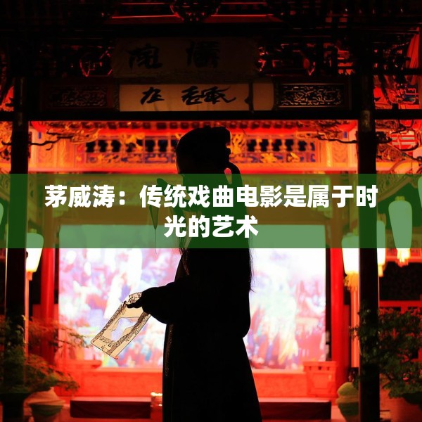 茅威涛：传统戏曲电影是属于时光的艺术