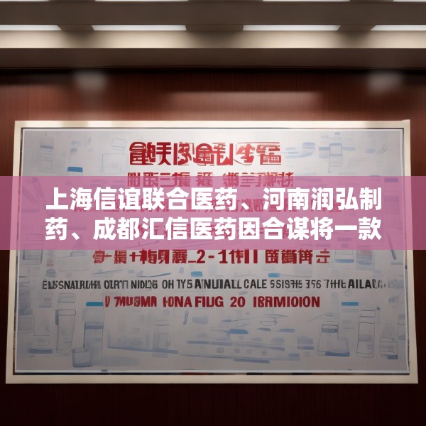 上海信谊联合医药、河南润弘制药、成都汇信医药因合谋将一款医保甲类麻醉注射液价格推高21倍，被罚2.2亿