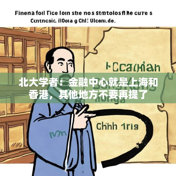 北大学者：金融中心就是上海和香港，其他地方不要再提了
