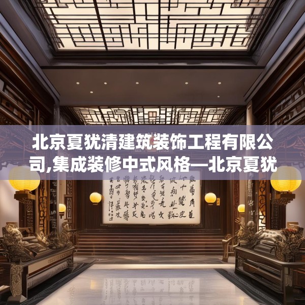 北京夏犹清建筑装饰工程有限公司,集成装修中式风格—北京夏犹清建筑装饰工程有限公司344.a220b221c224fgy.23176672