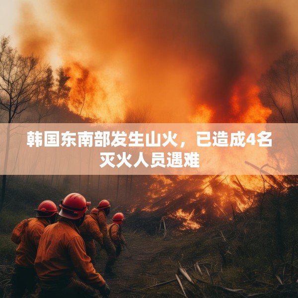 韩国东南部发生山火，已造成4名灭火人员遇难
