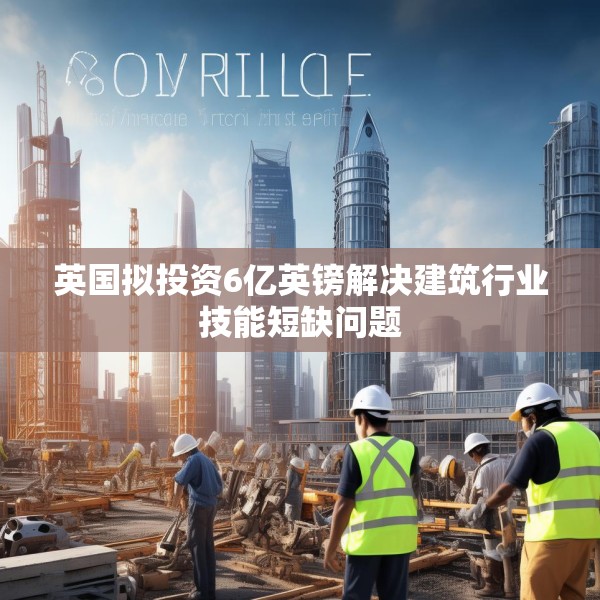 英国拟投资6亿英镑解决建筑行业技能短缺问题