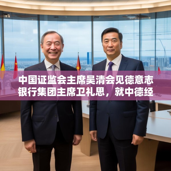中国证监会主席吴清会见德意志银行集团主席卫礼思，就中德经济金融形势等进行交流