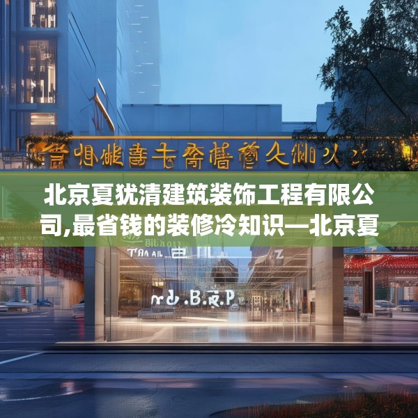 北京夏犹清建筑装饰工程有限公司,最省钱的装修冷知识—北京夏犹清建筑装饰工程有限公司168.a44b45c48fgy.55dsfds