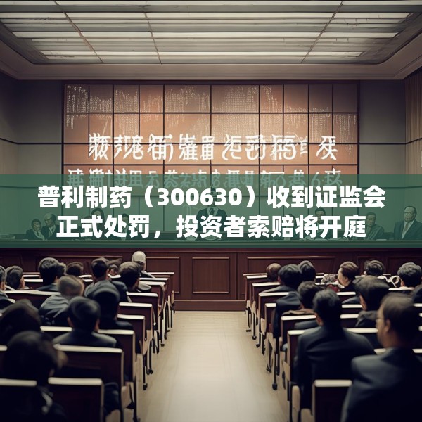 普利制药（300630）收到证监会正式处罚，投资者索赔将开庭