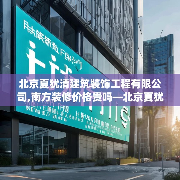 北京夏犹清建筑装饰工程有限公司,南方装修价格贵吗—北京夏犹清建筑装饰工程有限公司525.a401b402c405fgy.412uyk