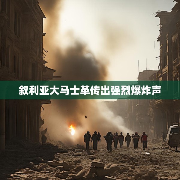 叙利亚大马士革传出强烈爆炸声