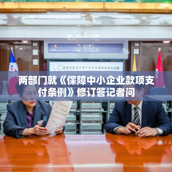 两部门就《保障中小企业款项支付条例》修订答记者问