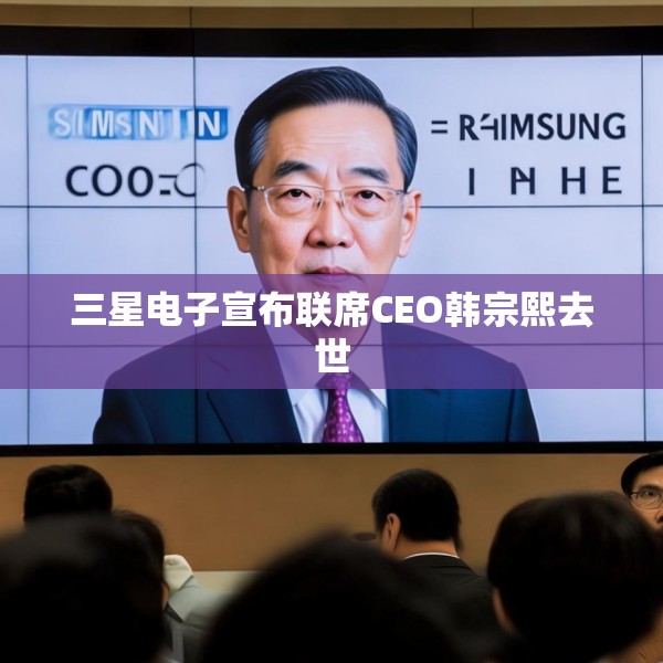 三星电子宣布联席CEO韩宗熙去世