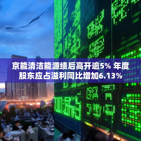京能清洁能源绩后高开逾5% 年度股东应占溢利同比增加6.13%