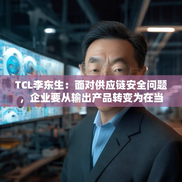 TCL李东生：面对供应链安全问题，企业要从输出产品转变为在当地建立产业和供应链体系