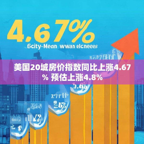 美国20城房价指数同比上涨4.67% 预估上涨4.8%