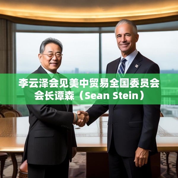 李云泽会见美中贸易全国委员会会长谭森（Sean Stein）