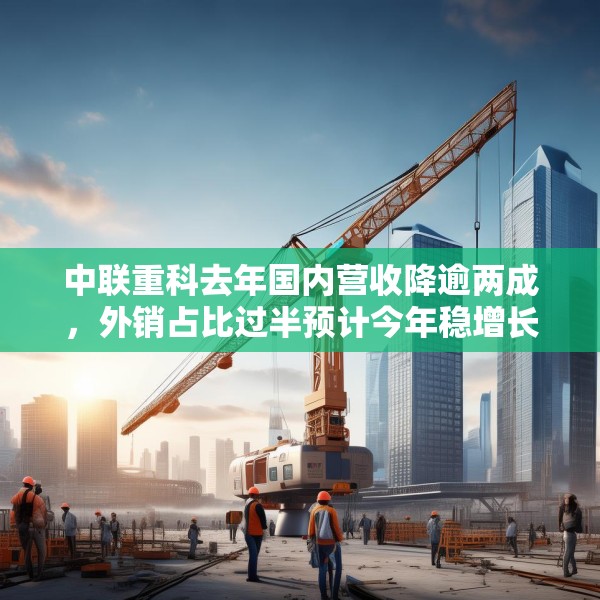 中联重科去年国内营收降逾两成，外销占比过半预计今年稳增长