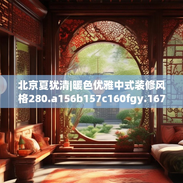 北京夏犹清|暖色优雅中式装修风格280.a156b157c160fgy.167sdA