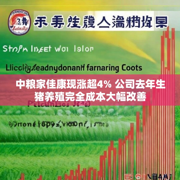 中粮家佳康现涨超4% 公司去年生猪养殖完全成本大幅改善