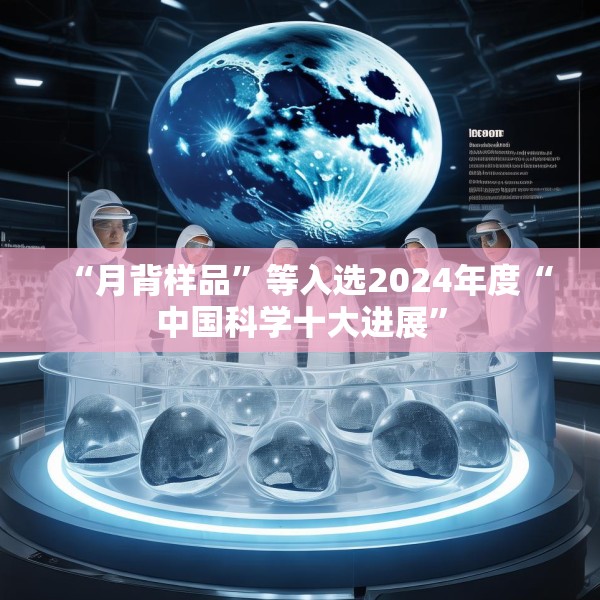 “月背样品”等入选2024年度“中国科学十大进展”
