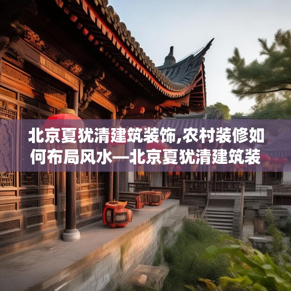 北京夏犹清建筑装饰,农村装修如何布局风水—北京夏犹清建筑装饰232.a108b109c112fgy.119dewqe